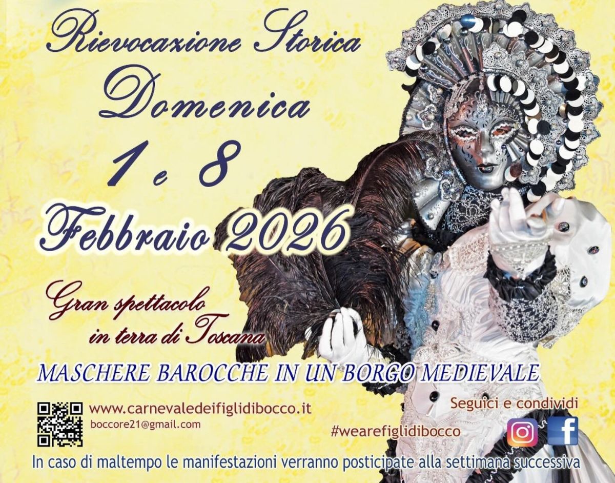 IL CARNEVALE DEI FIGLI DI BOCCO 2026