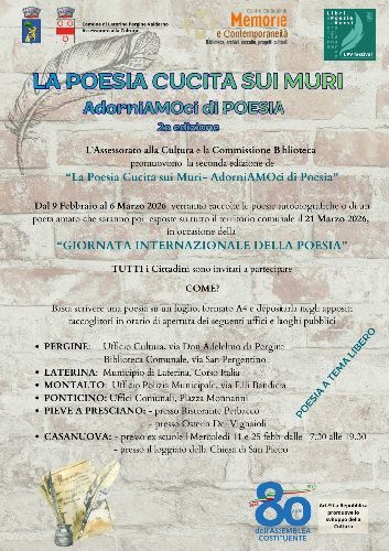 “AdorniAMOci di Poesia”: il LPV Festival rifiorisce sui muri