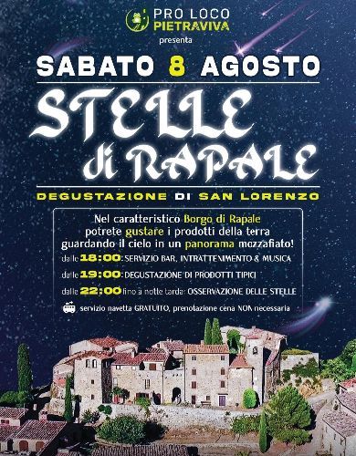 Stelle di Rapale 2026