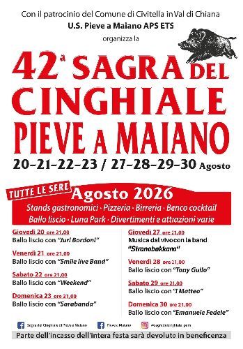 Sagra del cinghiale di Pieve a Maiano 2026